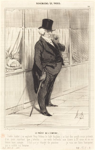 Imperiumin prefekti tekijältä Honoré Daumier