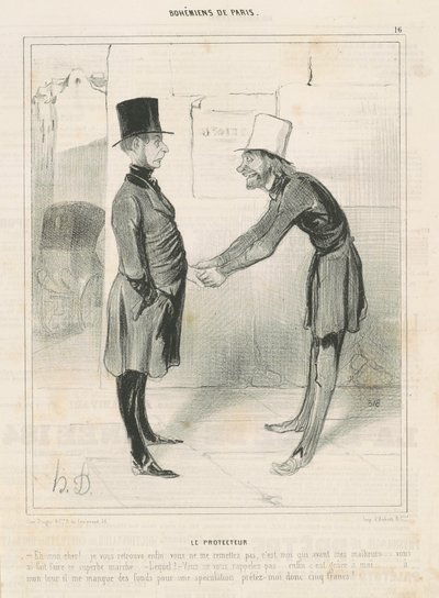 Suojelija tekijältä Honoré Daumier