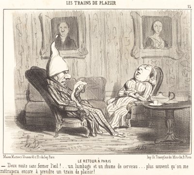 Paluu Pariisiin tekijältä Honoré Daumier