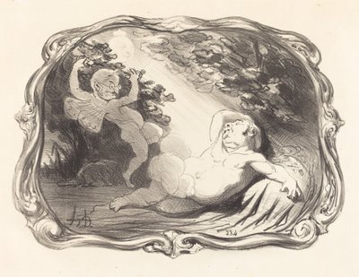 Endymion-Berryerin uni tekijältä Honoré Daumier