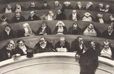 Honore Daumierin The Legislative Belly, 1834 tekijältä Honoré Daumier