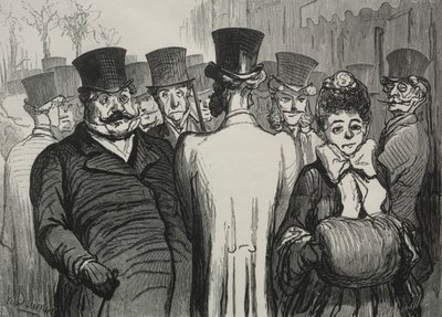 Italialaisten bulevardi. tekijältä Honoré Daumier