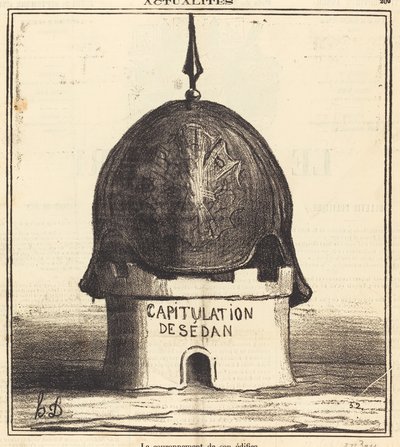 Hänen rakennuksensa kruunu tekijältä Honoré Daumier