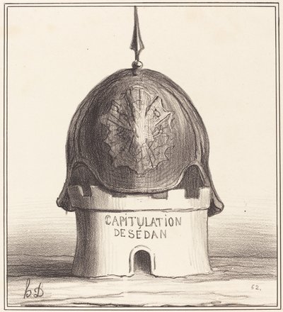 Hänen rakennuksensa kruunu tekijältä Honoré Daumier