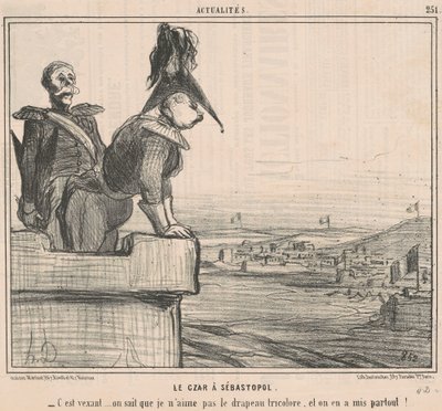Tsaari Sevastopolissa tekijältä Honoré Daumier
