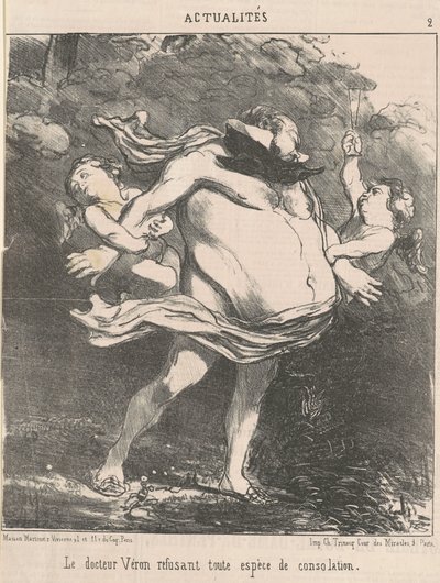 Tohtori Véron kieltäytyy... lohduttamasta tekijältä Honoré Daumier