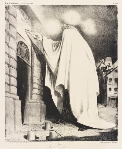 Le fant?me (The Phantom) tekijältä Honoré Daumier