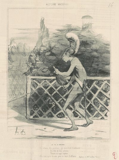 Ariadnen lanka tekijältä Honoré Daumier
