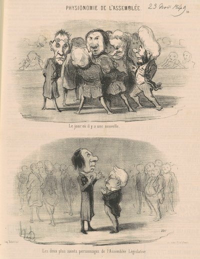 Päivä on uutisia tekijältä Honoré Daumier