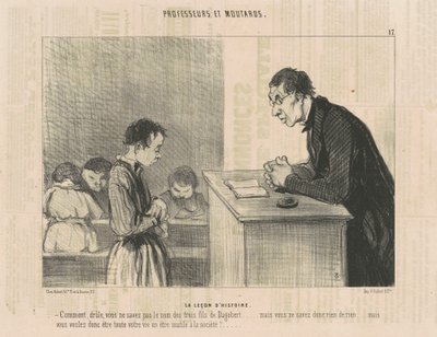 Historian oppitunti tekijältä Honoré Daumier