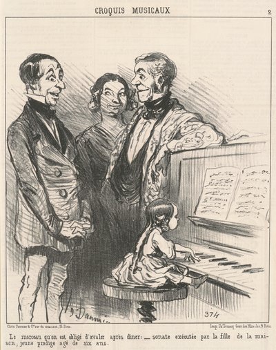 Pala, joka meidän on nieltävä... tekijältä Honoré Daumier