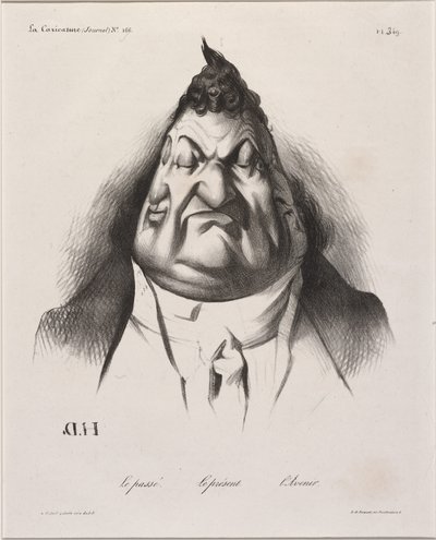 Menneisyys - nykyisyys - tulevaisuus tekijältä Honoré Daumier