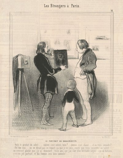 Daguerotyyppinen muotokuva tekijältä Honoré Daumier
