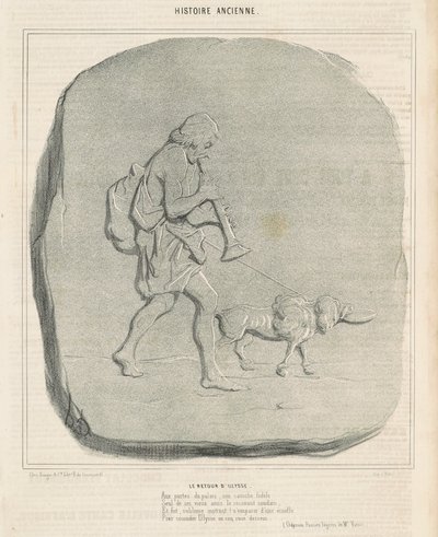 Odysseuksen paluu tekijältä Honoré Daumier