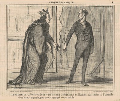 Lavanjohtaja tekijältä Honoré Daumier
