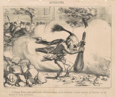 Villi bineau, jolla on... tekijältä Honoré Daumier