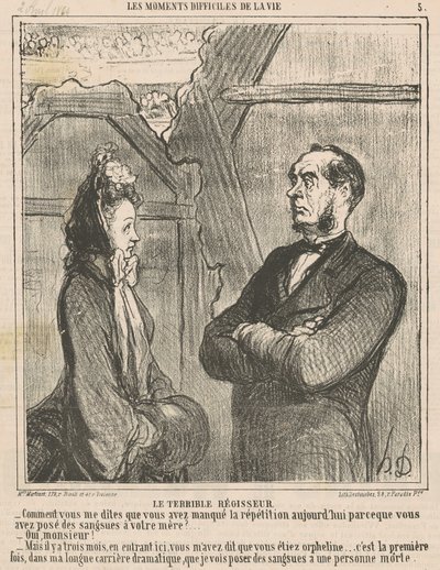 Kauhea johtaja tekijältä Honoré Daumier