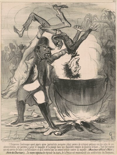 Keisari helpottaa... tekijältä Honoré Daumier