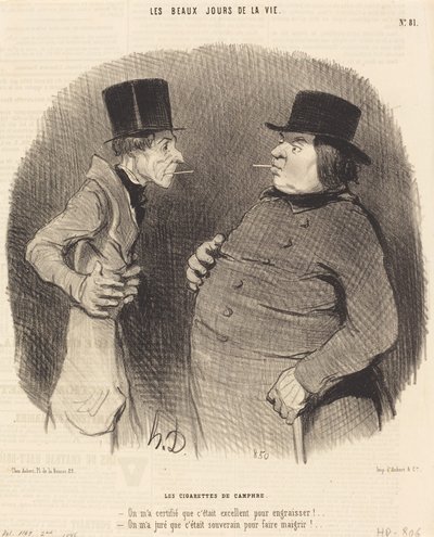 Kamferisavukkeet tekijältä Honoré Daumier