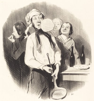 Pannukakkuja tekijältä Honoré Daumier