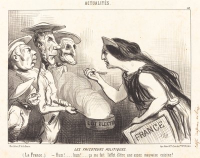 Poliittiset fricoteurit tekijältä Honoré Daumier