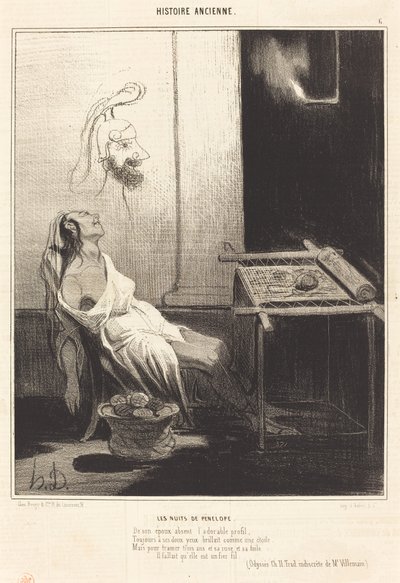 Penelopen yöt tekijältä Honoré Daumier