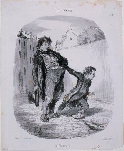 Isät - Mallipoika tekijältä Honoré Daumier