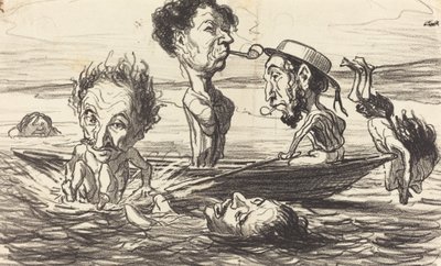 Seinen tritonit tekijältä Honoré Daumier