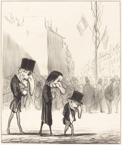 Kolme pientä pyhää tekijältä Honoré Daumier