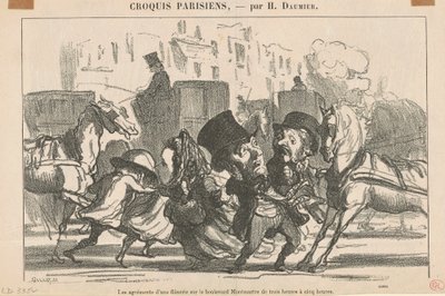 Flanerien mukavuudet... tekijältä Honoré Daumier