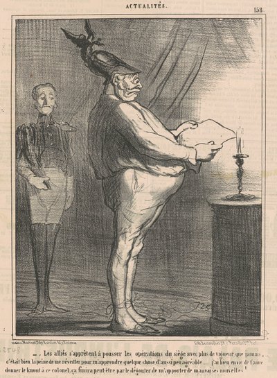 Liittolaiset valmistautuvat ajamaan operaatioita... tekijältä Honoré Daumier
