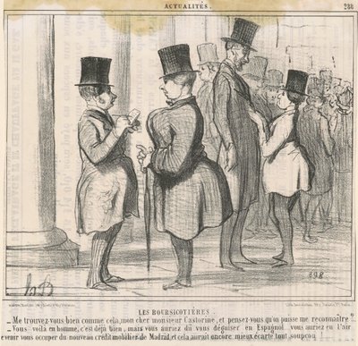 Pörssinvälittäjät. Löydätkö minut hyvin... tekijältä Honoré Daumier