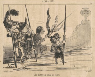 Porvarit lähtevät sotaan tekijältä Honoré Daumier