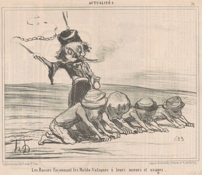 Muodostaa heille moldo-vlachit... tekijältä Honoré Daumier