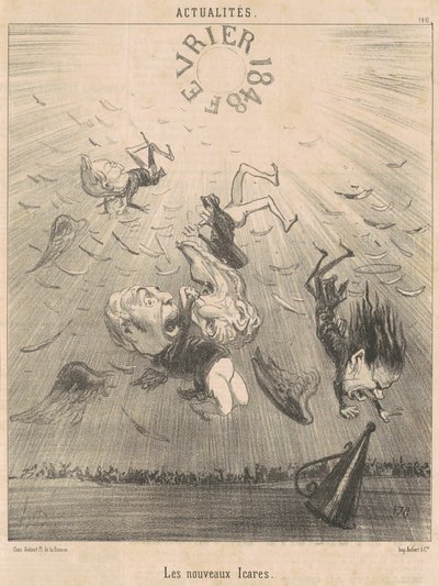 Uusi Icarus tekijältä Honoré Daumier