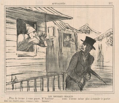 Uudet mökit tekijältä Honoré Daumier