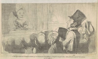Sellaisen yhteiskunnan ihmiset, jotka... tekijältä Honoré Daumier