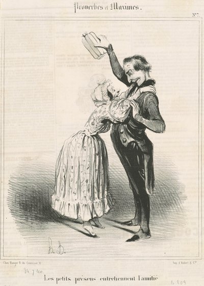Pienet lahjat... tekijältä Honoré Daumier
