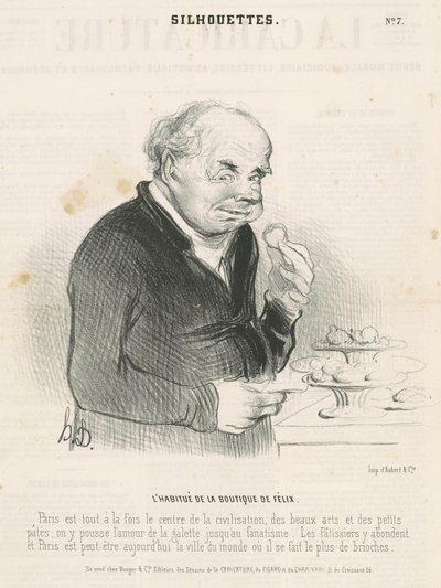 Tavallinen Félixin kaupassa tekijältä Honoré Daumier