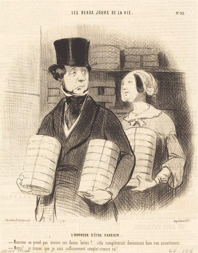 Kunnia olla sponsori tekijältä Honoré Daumier