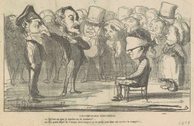 Verraton unissakävelija tekijältä Honoré Daumier