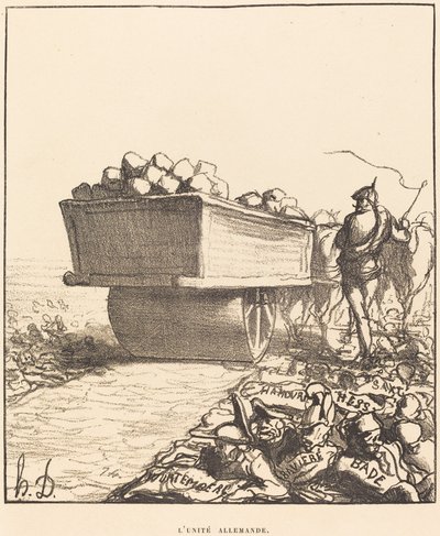 Saksan yhtenäisyys tekijältä Honoré Daumier