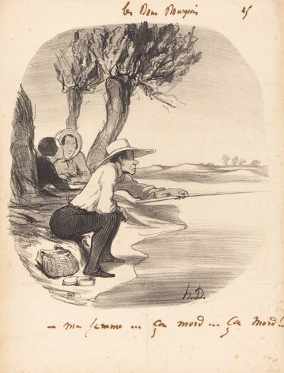 Vaimoni... se puree... se puree! tekijältä Honoré Daumier