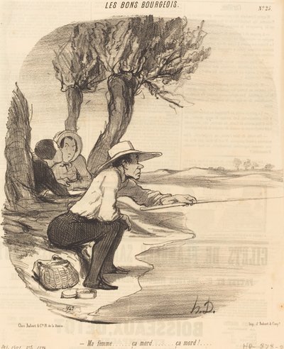 Vaimoni... se puree... se puree! tekijältä Honoré Daumier