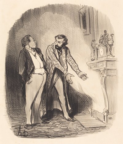 Mutta herra omistaja, katso... tekijältä Honoré Daumier