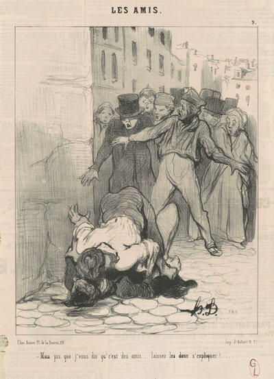 Mutta pahempaa kuin kerron teille, että he ovat ystäviä... tekijältä Honoré Daumier