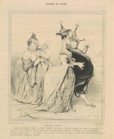 kiinalaiset häät tekijältä Honoré Daumier