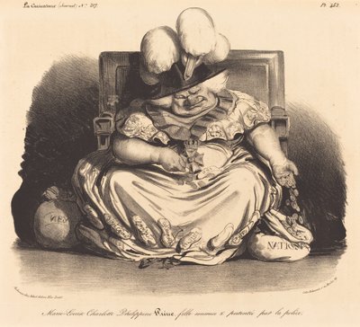 Marie-Louise-Charlotte-Philippinepairie tekijältä Honoré Daumier