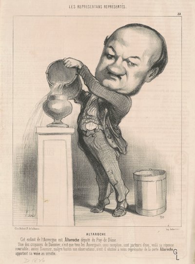 Marie Michel Altaroche tekijältä Honoré Daumier