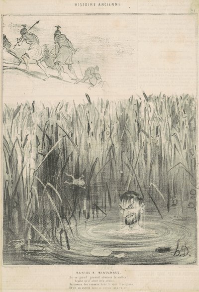 Marius Minturnesista tekijältä Honoré Daumier